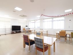 明るい共用スペース