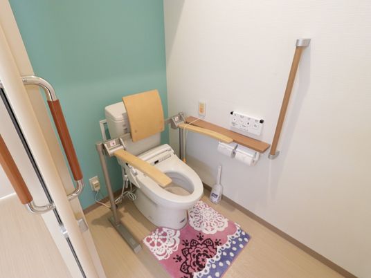 バリアフリーのトイレ設備