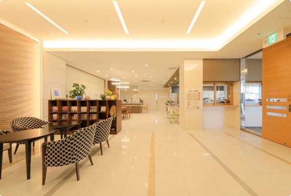 開放的なスペースラウンジ