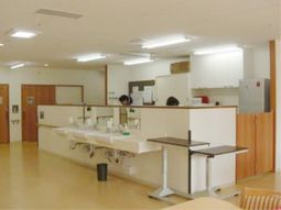 機能訓練室の広い空間