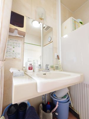 整備された清潔な洗面台