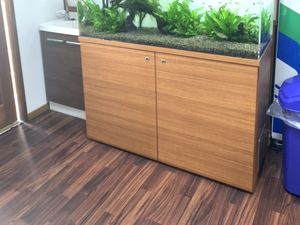 受付横の収納家具  