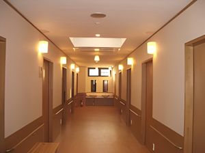 清潔感のある廊下