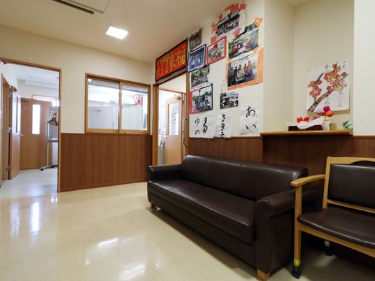 居心地の良いロビー風景