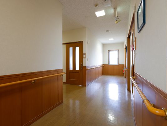 廊下の明るい空間