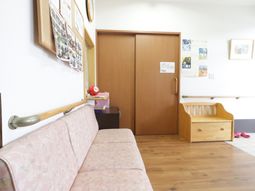 温かみのある休憩室