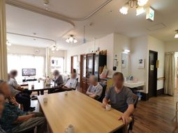 共有スペースでの憩いの時間