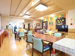 明るい共有スペース