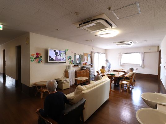 温かみのある共有スペース
