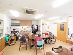 共有スペースでの日常風景