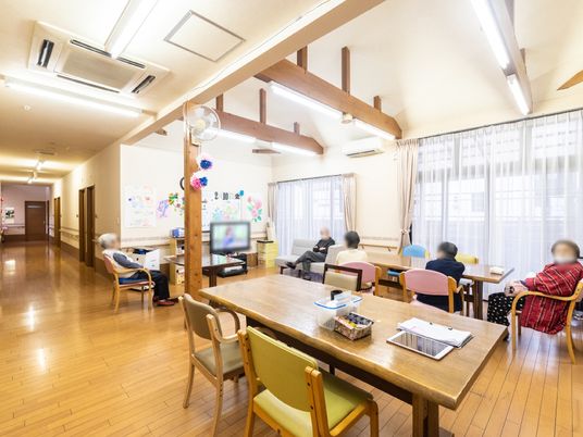 共有スペースでのひととき