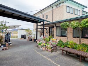 中庭の様子