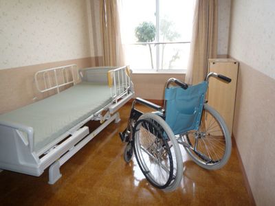 居室と車椅子