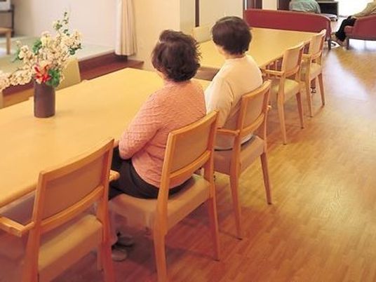 利用者の憩いの食堂
