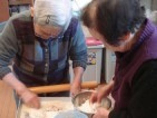 共同料理活動の様子