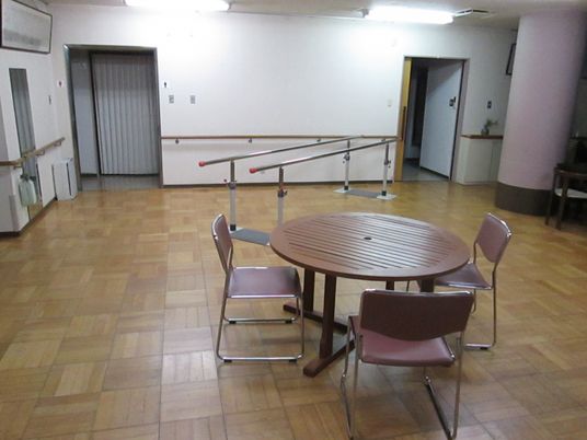 広々とした訓練室