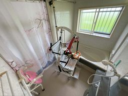 機能訓練用具が置かれた空間