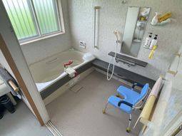 安全な浴室設備