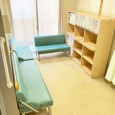 明るい空間の休憩室