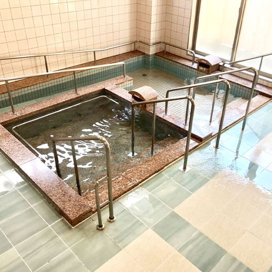 リラックスできる湯場
