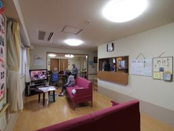 明るい共有スペース