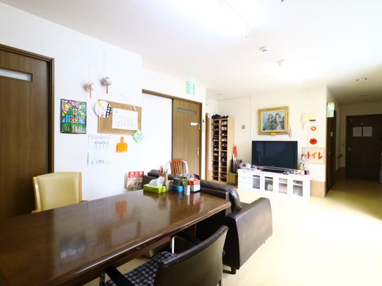 和やかなコモンルーム