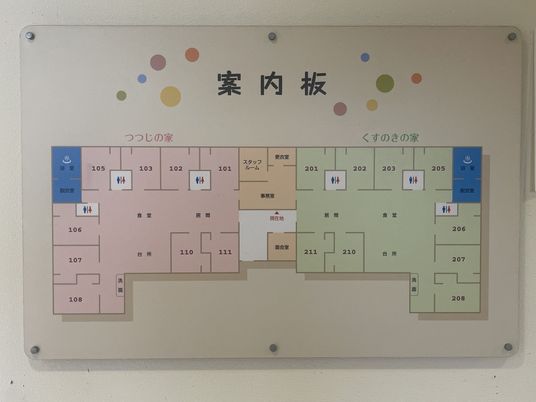 施設内案内板