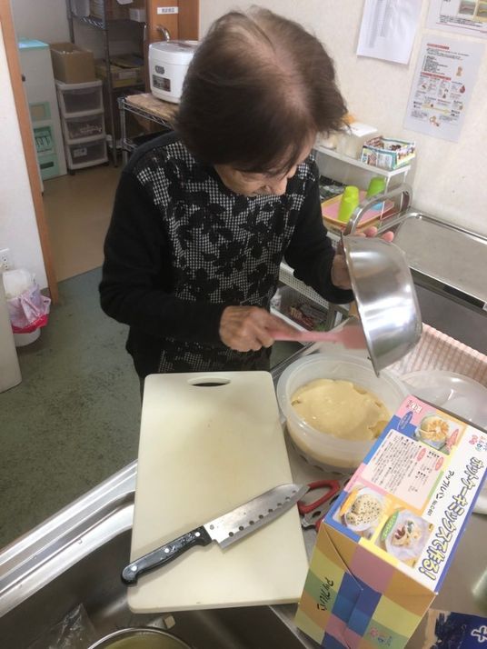 調理活動の一コマ