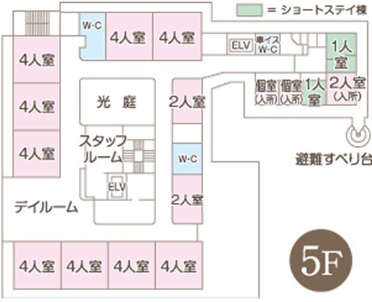 フロアマップ5階