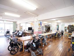 明るい共有スペース