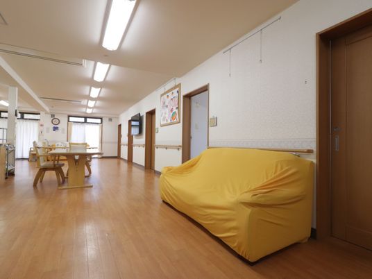 ゆったりした共有スペース