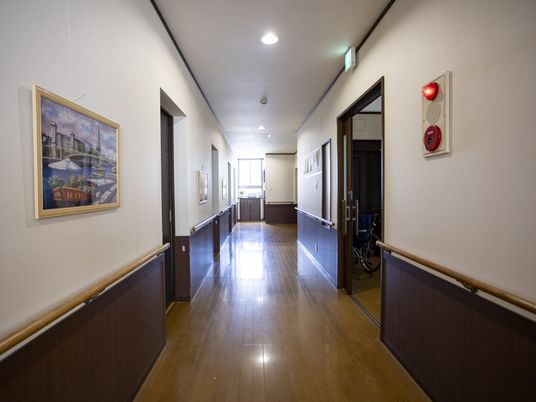 明るい廊下