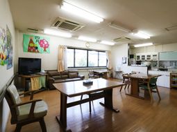 共用スペースの明るい様子