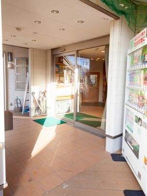 開放感のあるエントランス