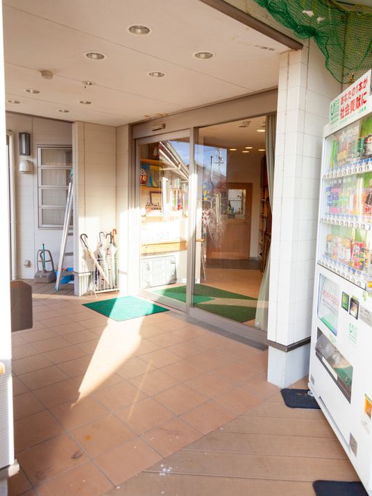 開放感のあるエントランス