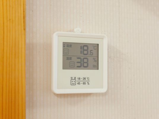 室内環境管理の温湿度計