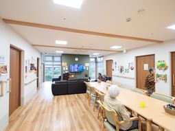 共有スペースでの憩いの様子