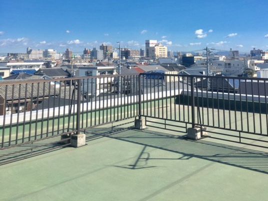見晴らしのよいテラス  