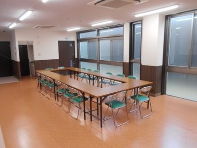 多目的室の広い空間