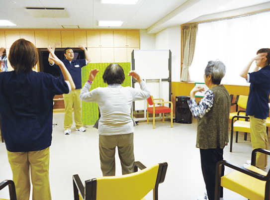 機能訓練の様子