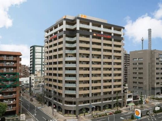 外観の高層建物  