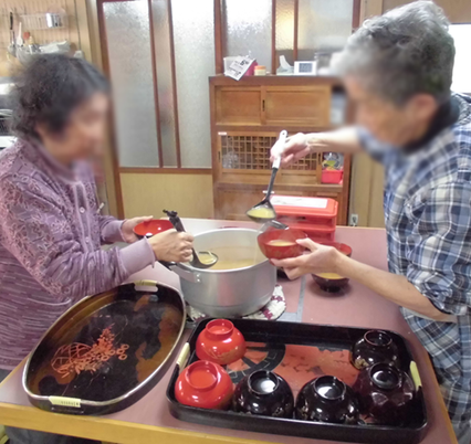 共同作業の様子