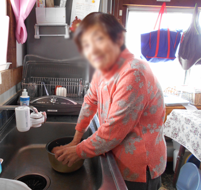 明るいキッチン