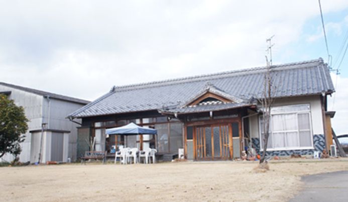落ち着いた庭の風景