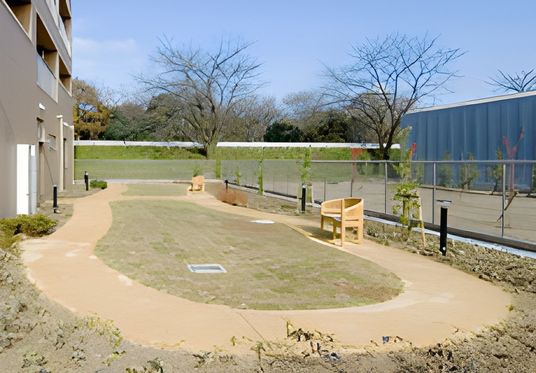 自然が感じられる庭