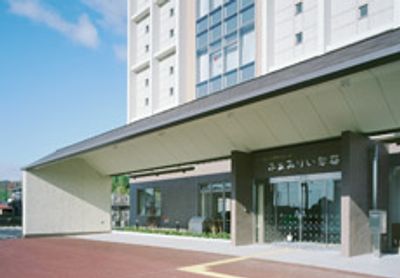 屋根のある出入口