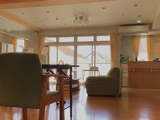 温かみのある共有スペース