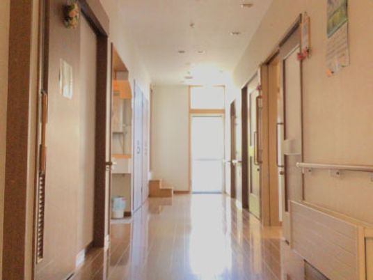 明るい廊下