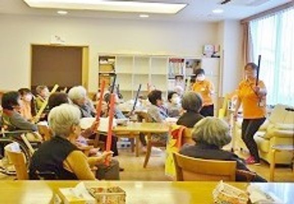 活動中の室内