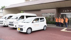 車両と職員の様子
